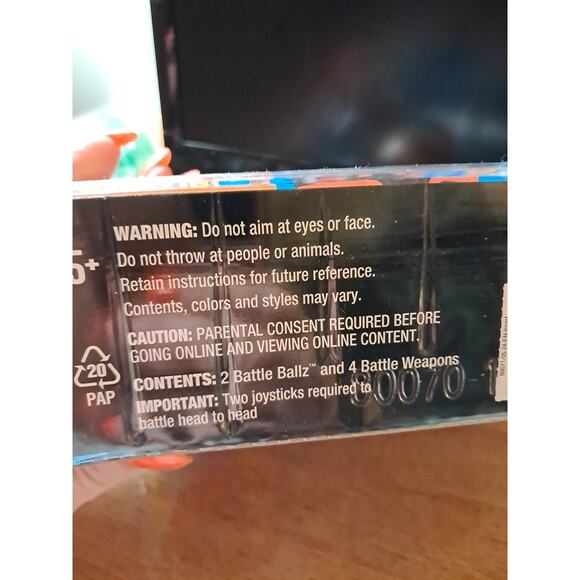 Battle Ballz Duel Pack Volcanon & Evil Robot New - Picture 6 of 6